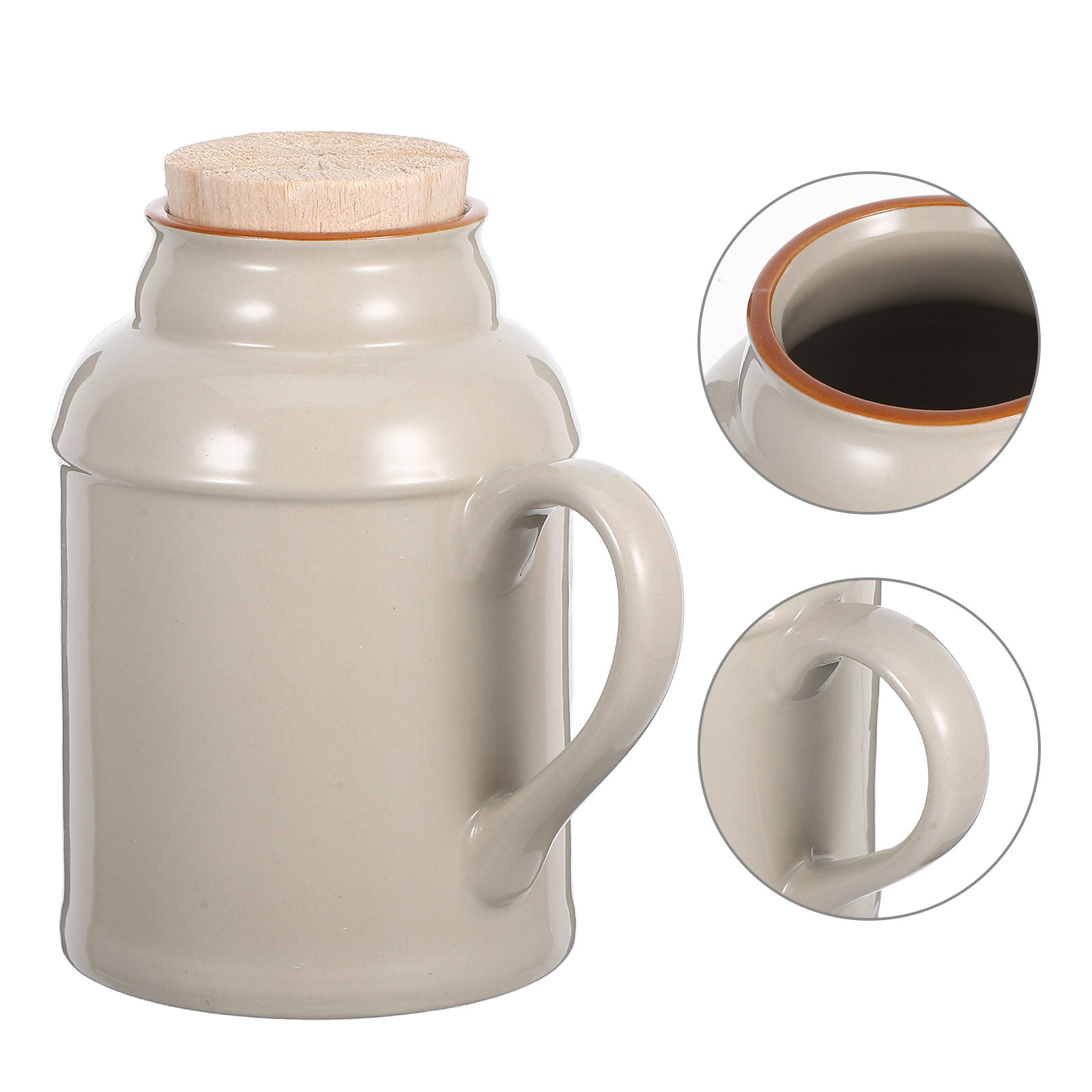 Tea And Coffee Kettle - Bollitore Decorativo Vintage in Ceramica con