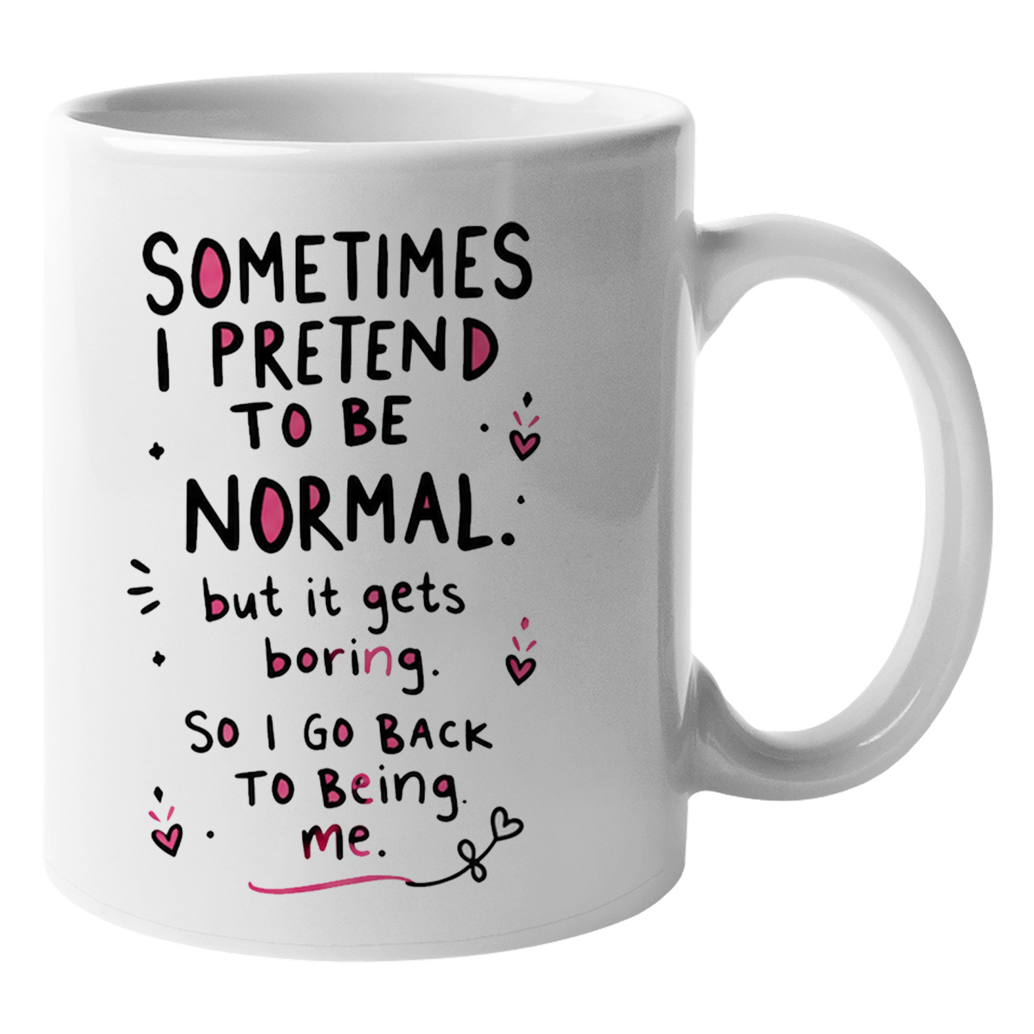 Coffee Tea Quotes - A volte mi fingo normale, ma