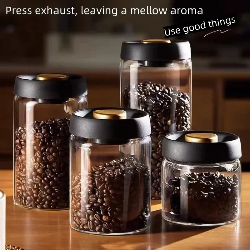 Coffee Tea Essentials - Barattolo di caffè manuale sigillato sottovuoto