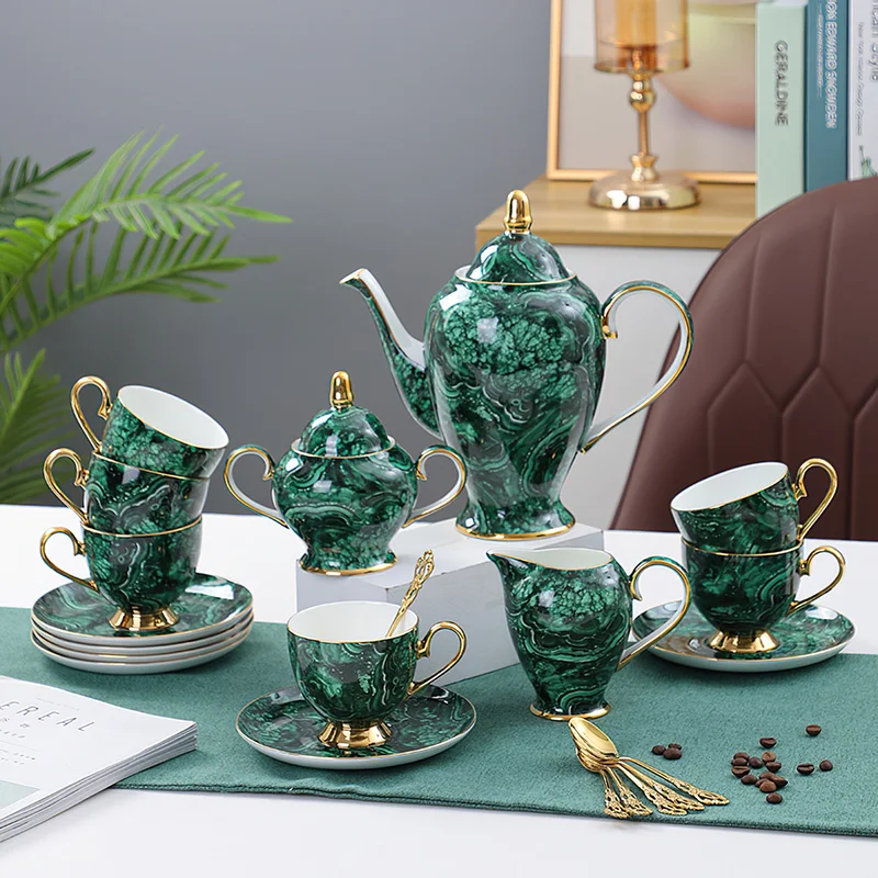 Coffee Tea Creamer - Bone China teiera Drinkware intarsio in