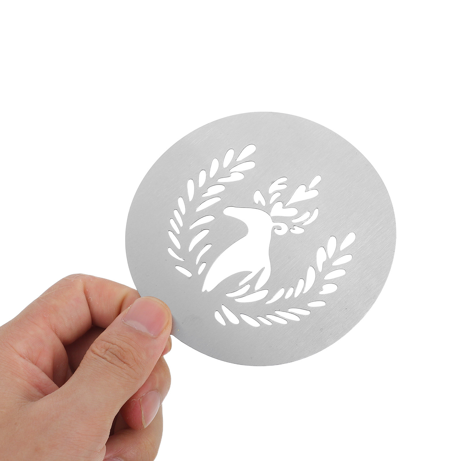Coffee Stencil Art - Set di 4 Stencil Premium in