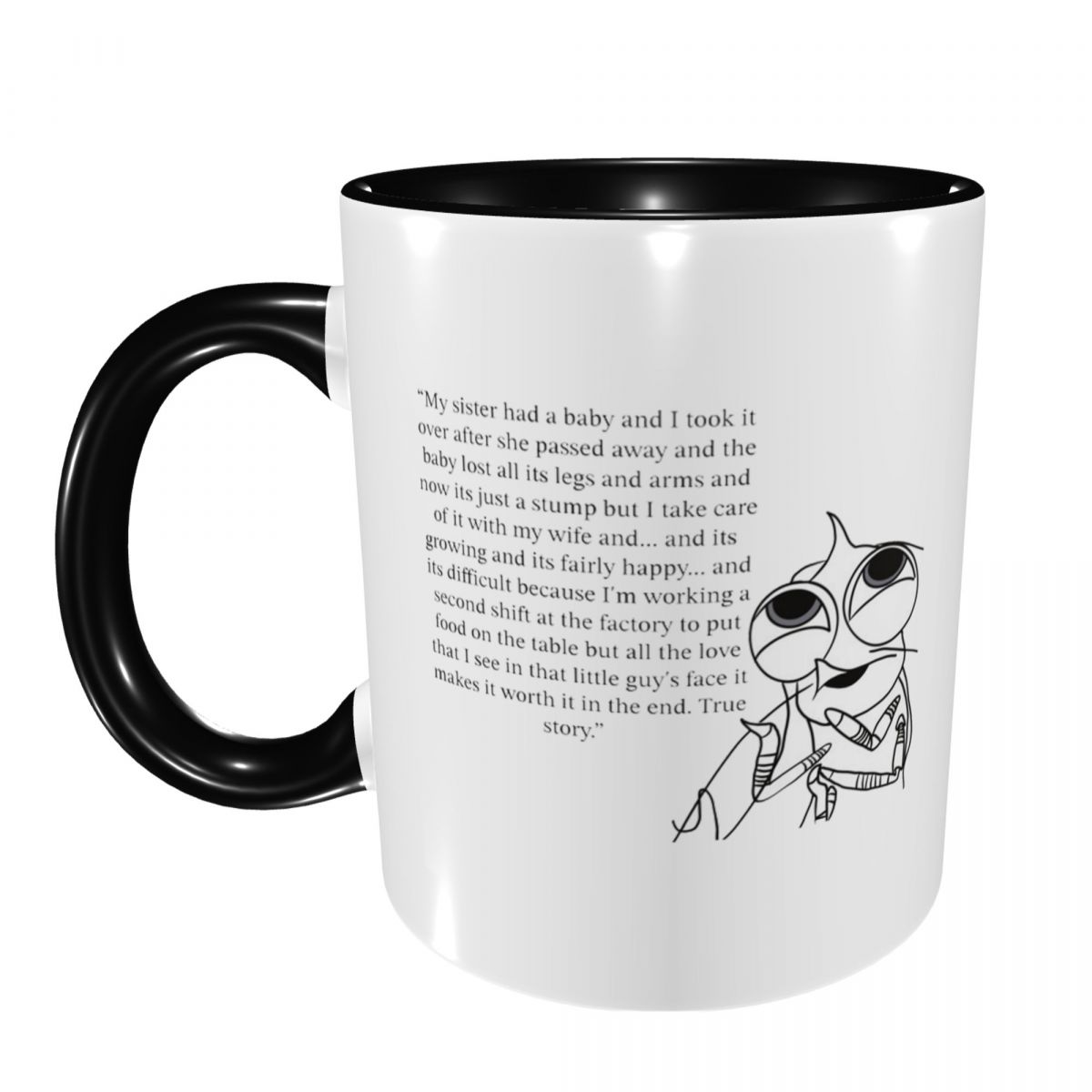Coffee Tea Quotes - Tazza con Citazione di Gamberetto di