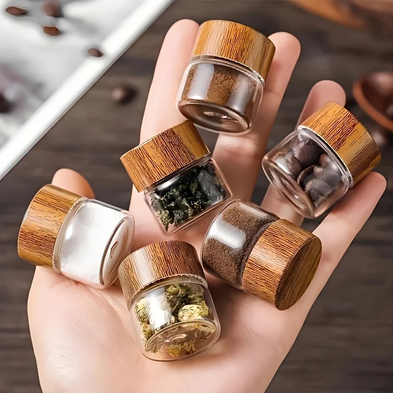 Coffee Tea Creamer - Mini Barattolo in Vetro Sigillato per