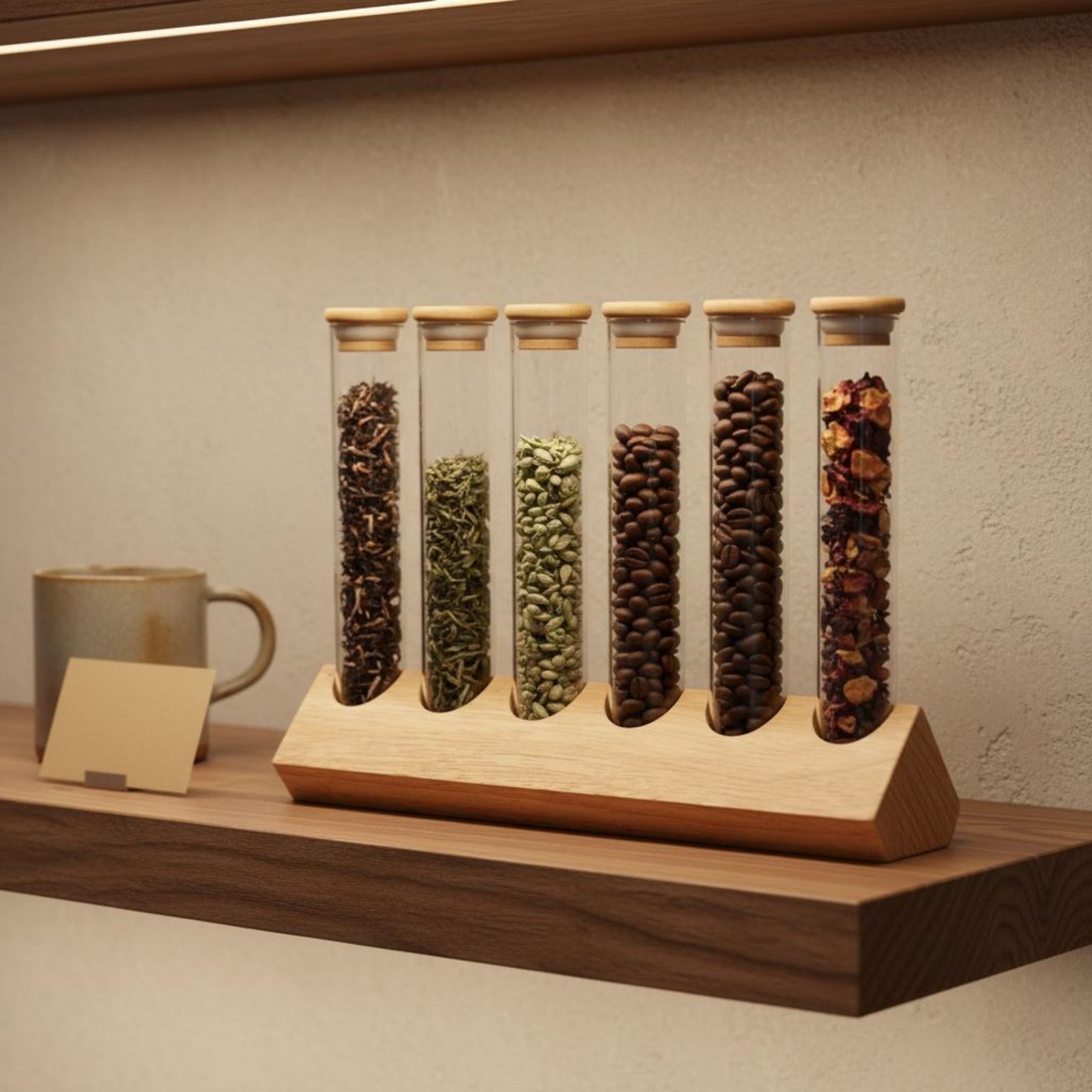 Coffee Bean - Set di Contenitori in Vetro con