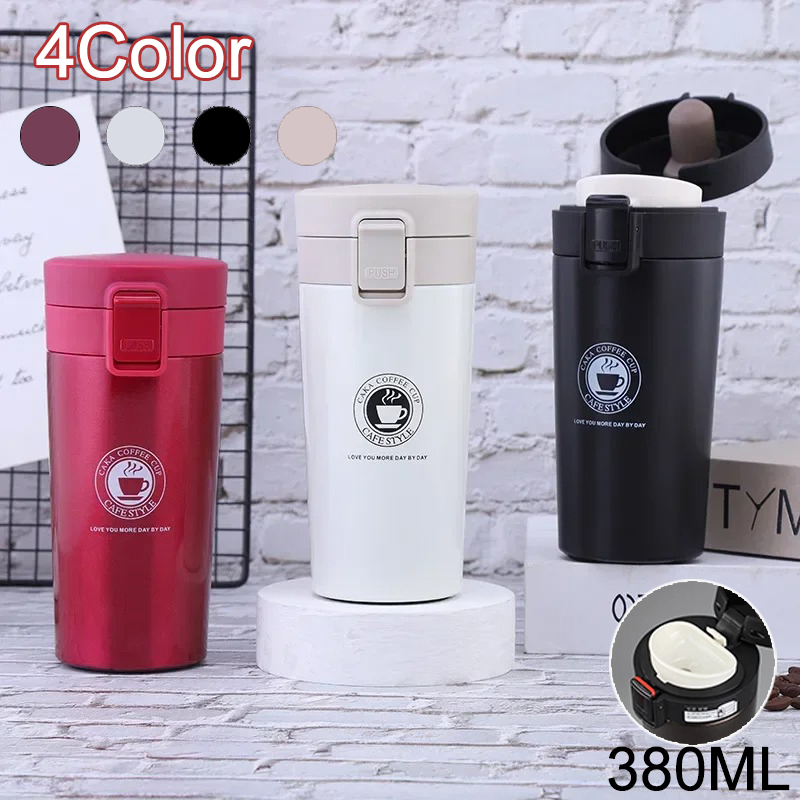 Coffee Tea Exchange - Tazza termica da 380 ml Doppia