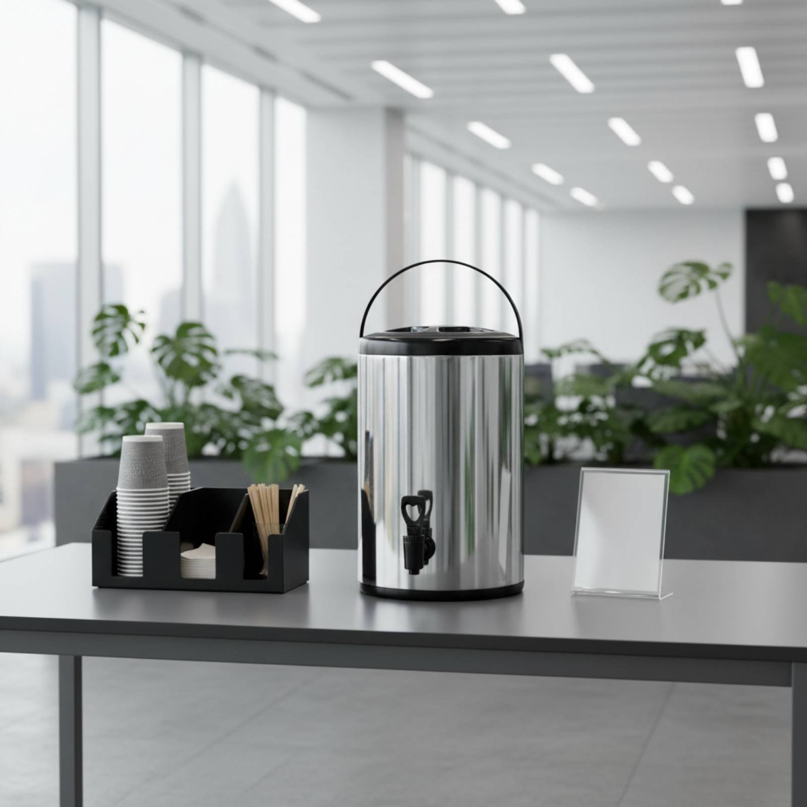 Coffee Tea Urn - Dispenser Professionale per Tè al Latte,