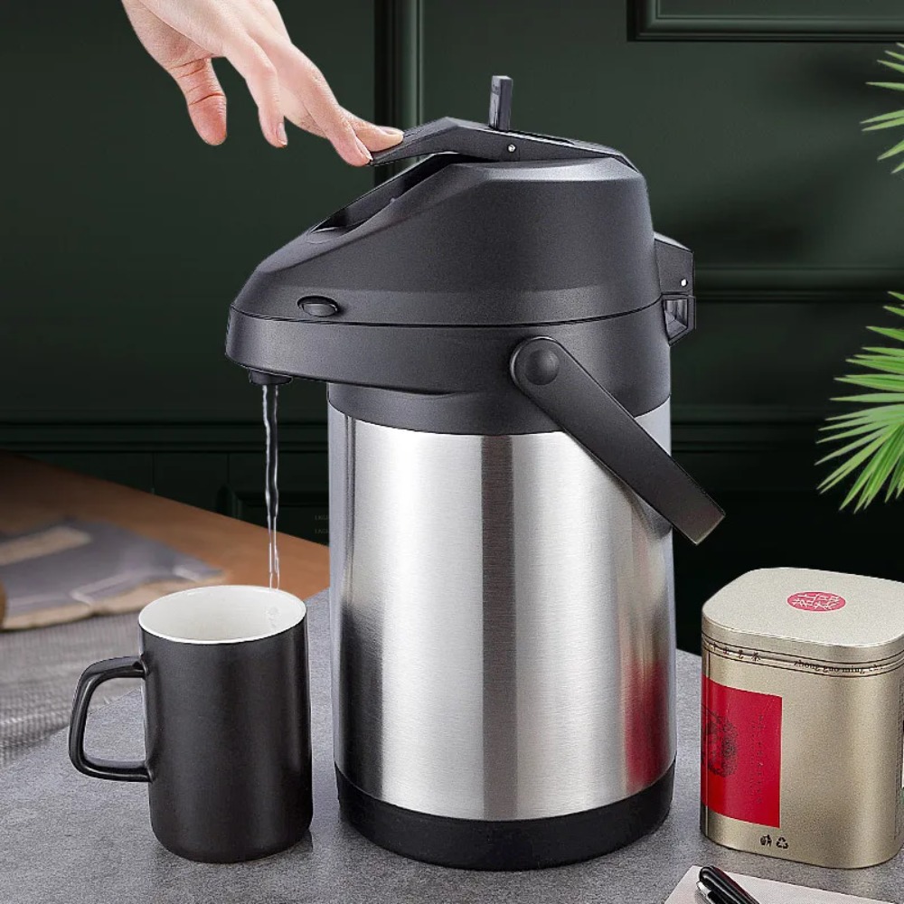 Coffee Tea Urn - Dispenser Airpot in acciaio inossidabile, server