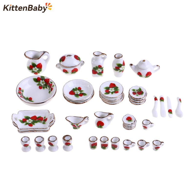 Coffee Tea Games - 1 Set 1:12 miniatura casa delle