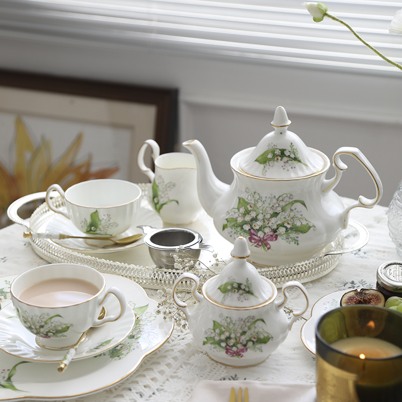 Coffee Tea Creamer - Piattini per tazze da tè Lily