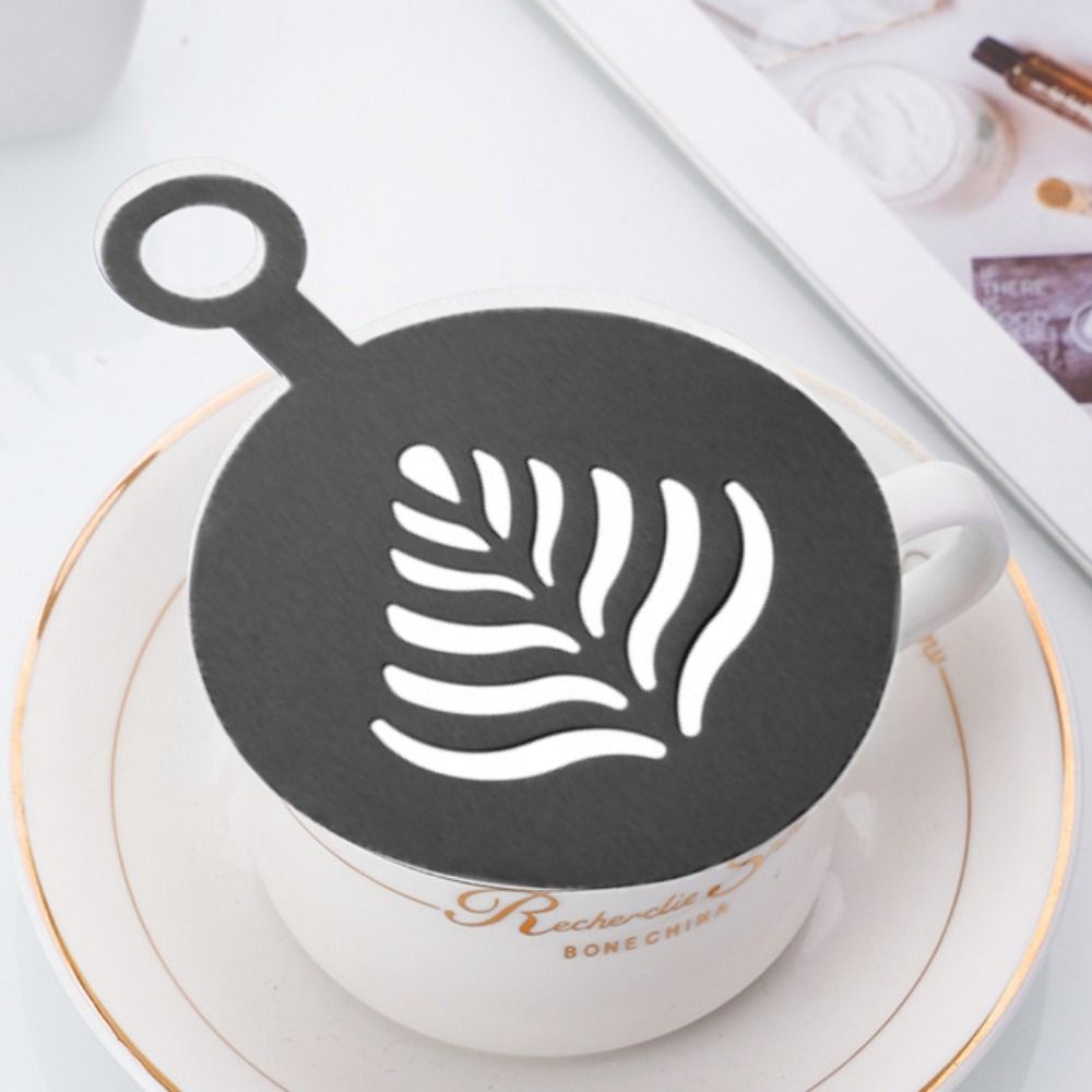 Coffee Stencil Art - Set di 4 Stencil per Caffè