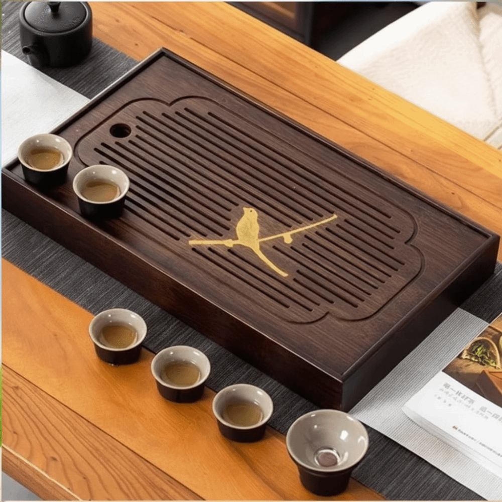 Bamboo Tea Tray - Vassoio da tè cinese in bambù