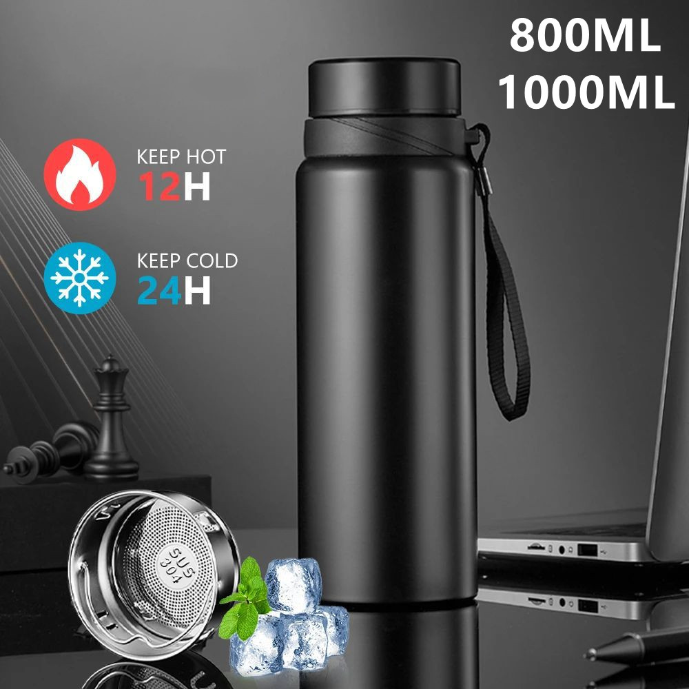 Coffee Tea Exchange - Bottiglia di acqua termica in acciaio