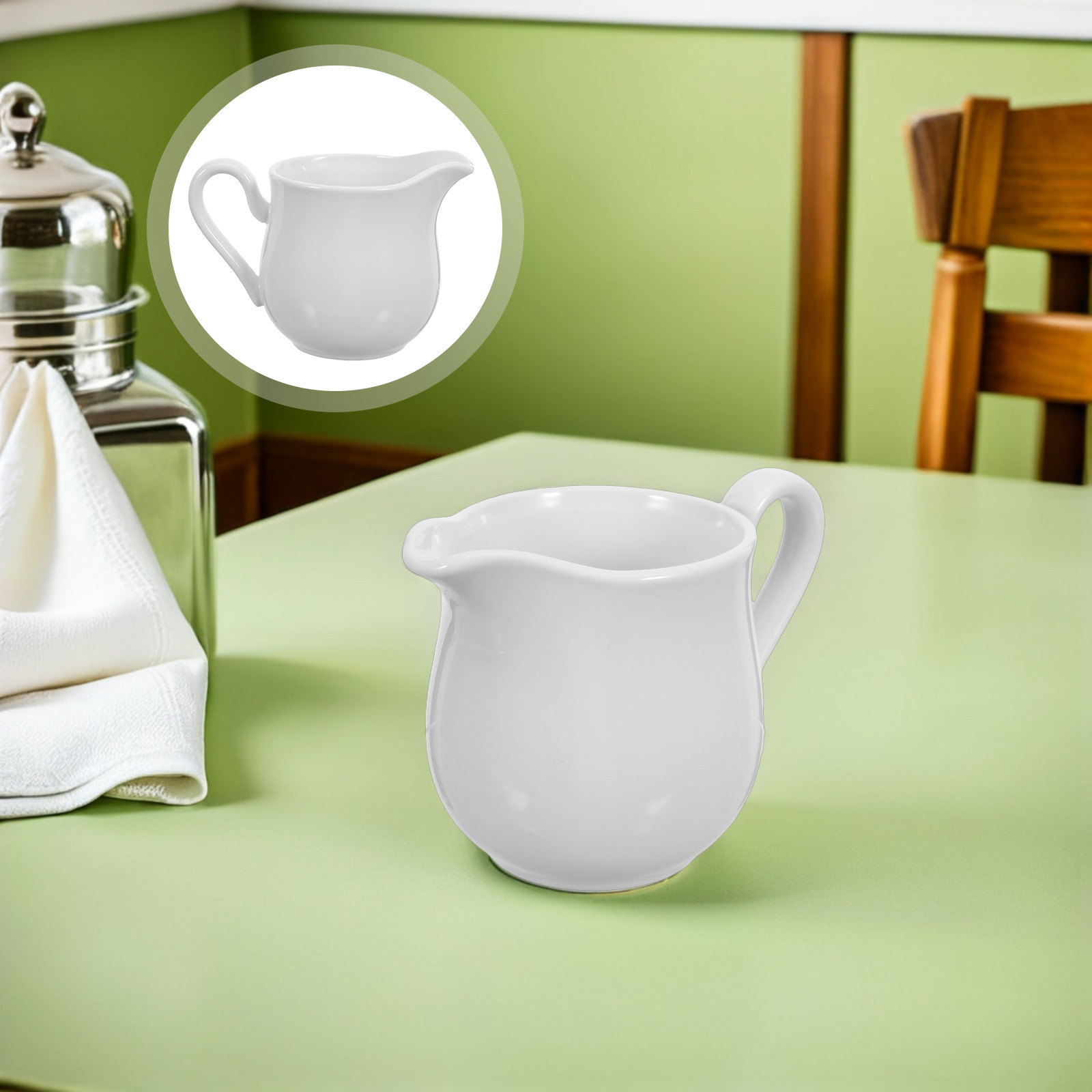 Coffee Tea Creamer - Brocca per Latte in Ceramica 350Ml,