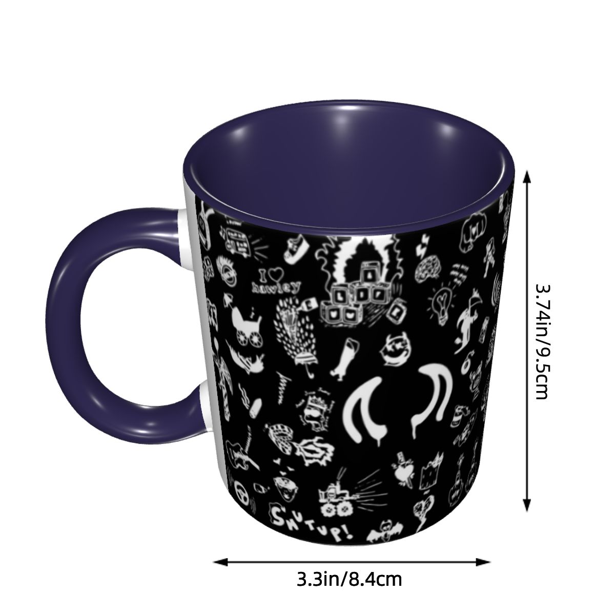 Tazza in Ceramica con Disegni  - Draw Coffee And Tea recensione e prezzo