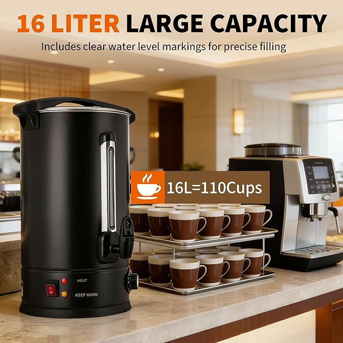 Urna per Caffè da 14/16 Tazze, - Coffee Tea Urn recensione e prezzo