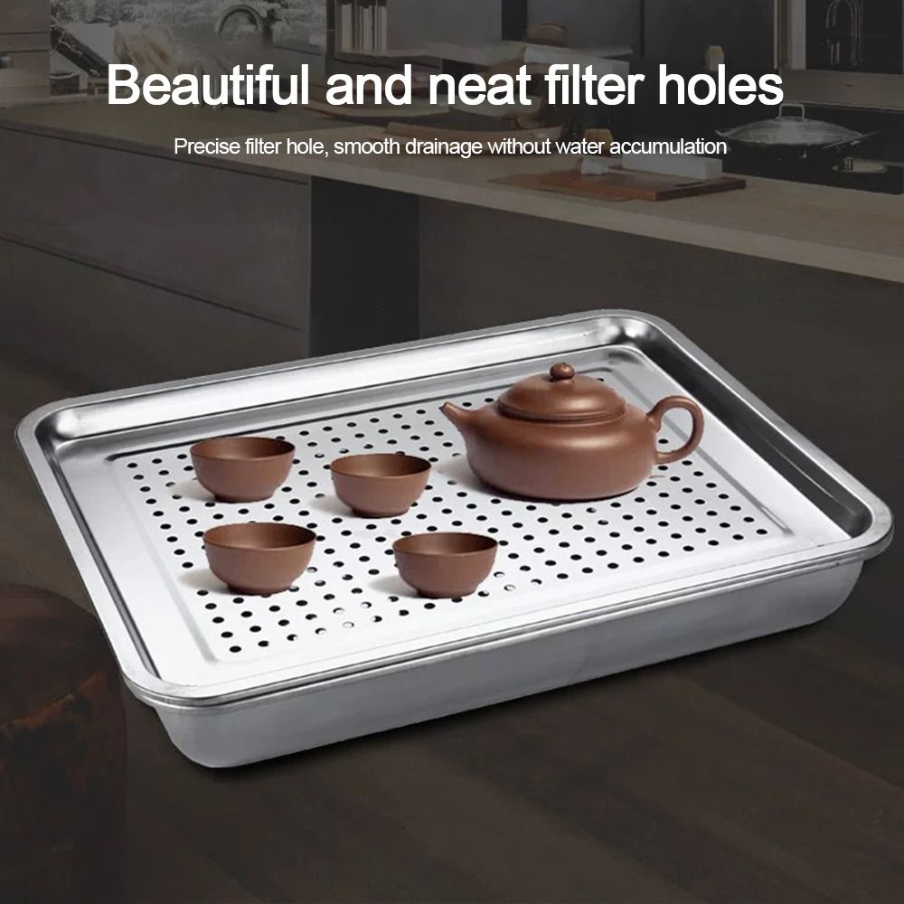 Nuovo vassoio da tè in acciaio - Bamboo Tea Tray recensione e prezzo