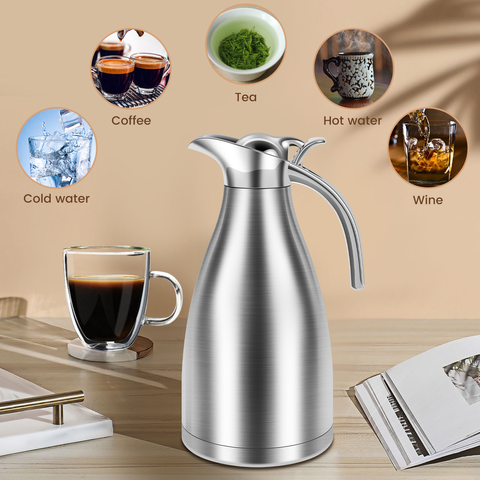 Bollitore termico da cucina Br - Coffee Tea Water Heater recensione e prezzo