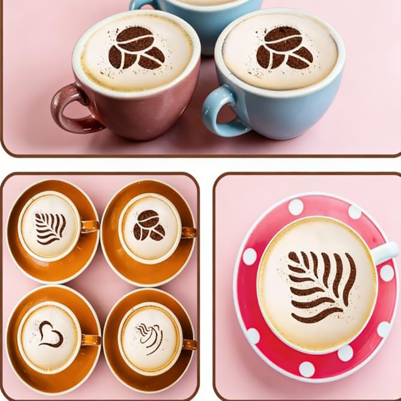 Set di 4 Stencil in Acciaio In - Coffee Stencil Art recensione e prezzo