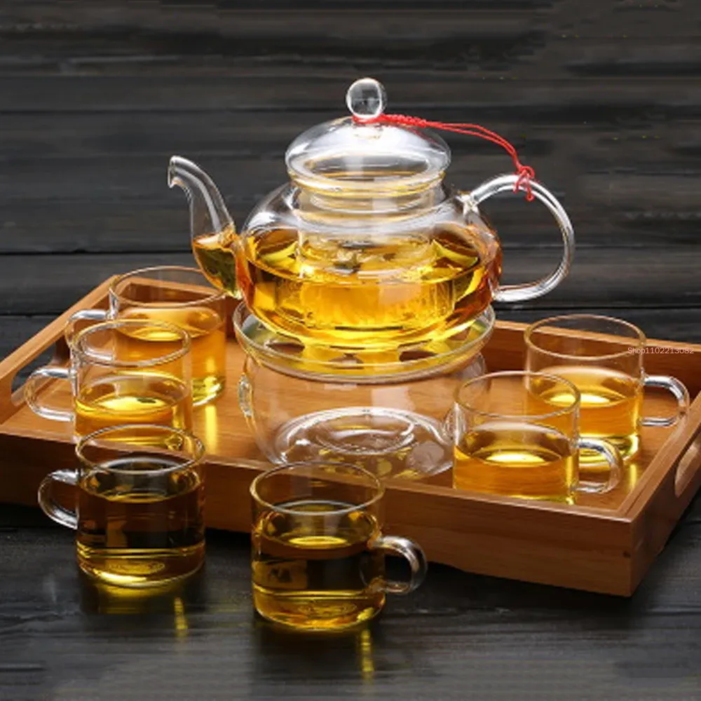 Elegante set da tè in vetro Te - Bamboo Tea Tray recensione e prezzo