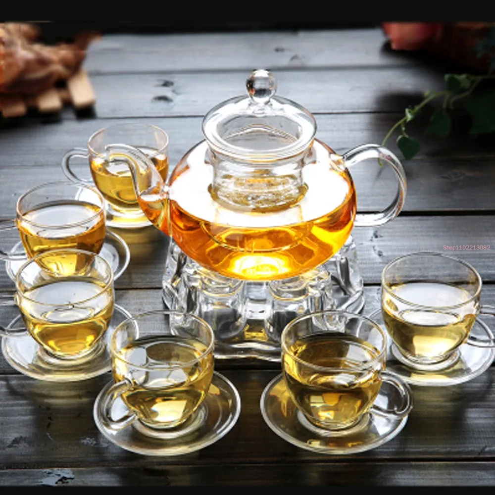 Elegante set da tè in vetro Te - Bamboo Tea Tray recensione e prezzo
