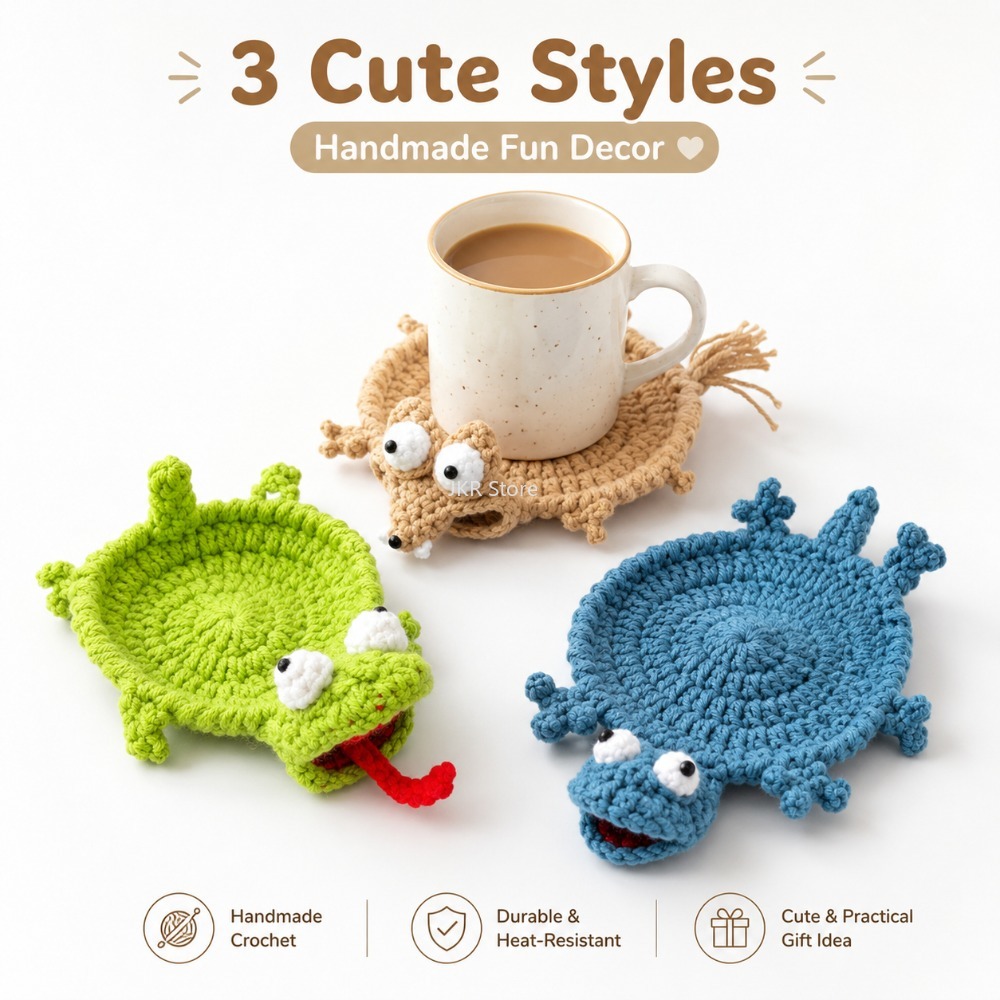 Sottobicchiere all'uncinetto a - Coffee Tea Games recensione e prezzo