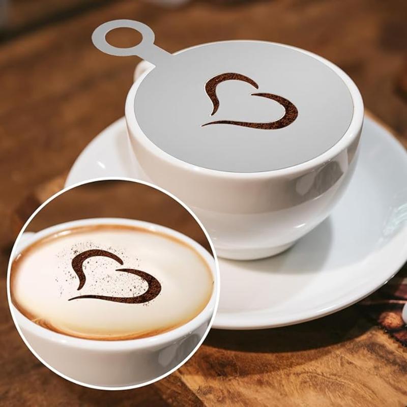 Set di 4 Stencil Artistici a T - Coffee Stencil Art recensione e prezzo