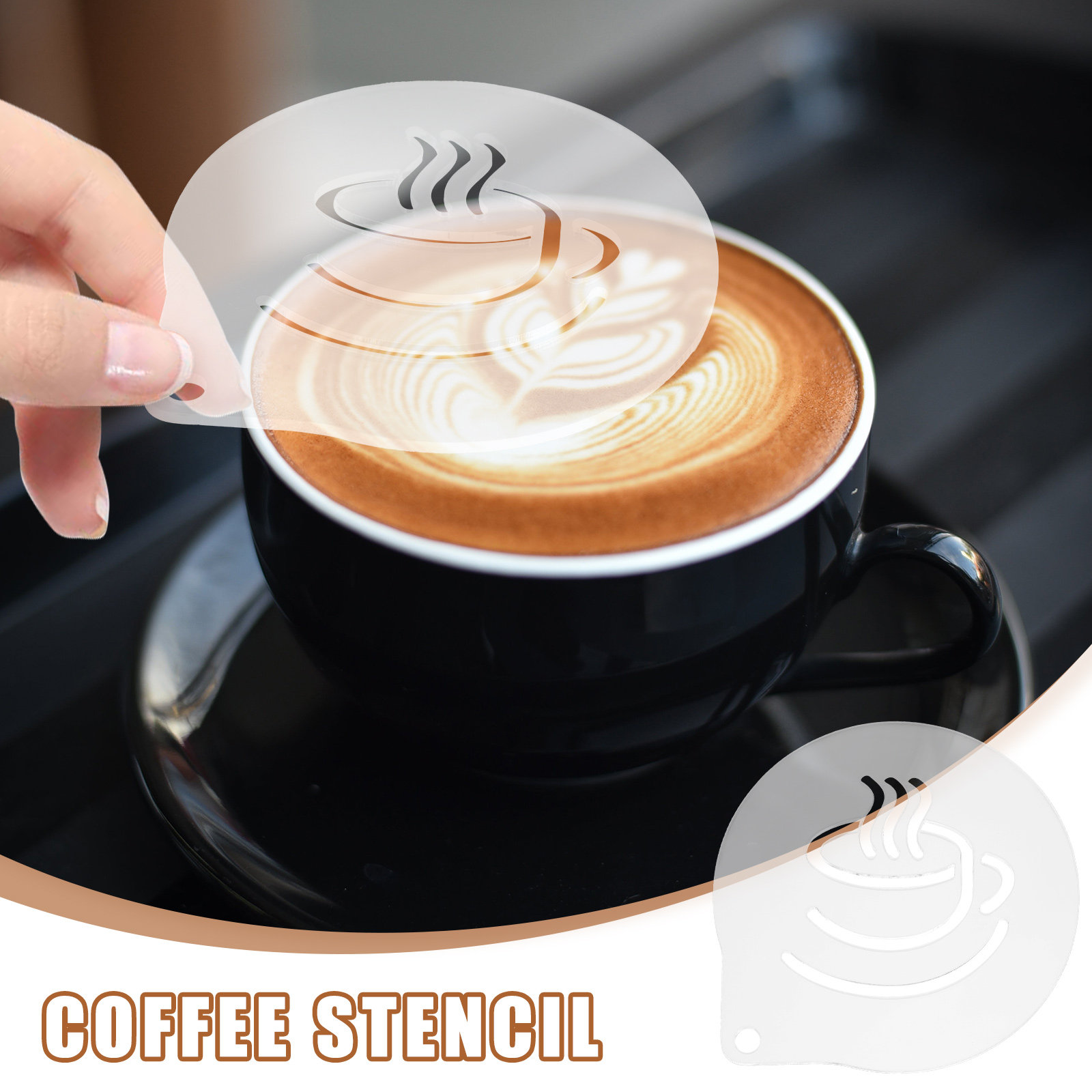 Stencil per Caffè in Acrilico  - Coffee Stencil Art recensione e prezzo