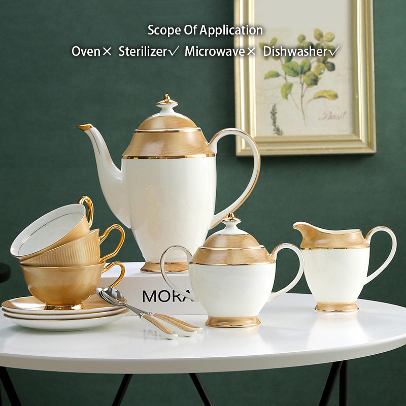 Oro di lusso Bone China tazza  - Coffee Tea Creamer recensione e prezzo