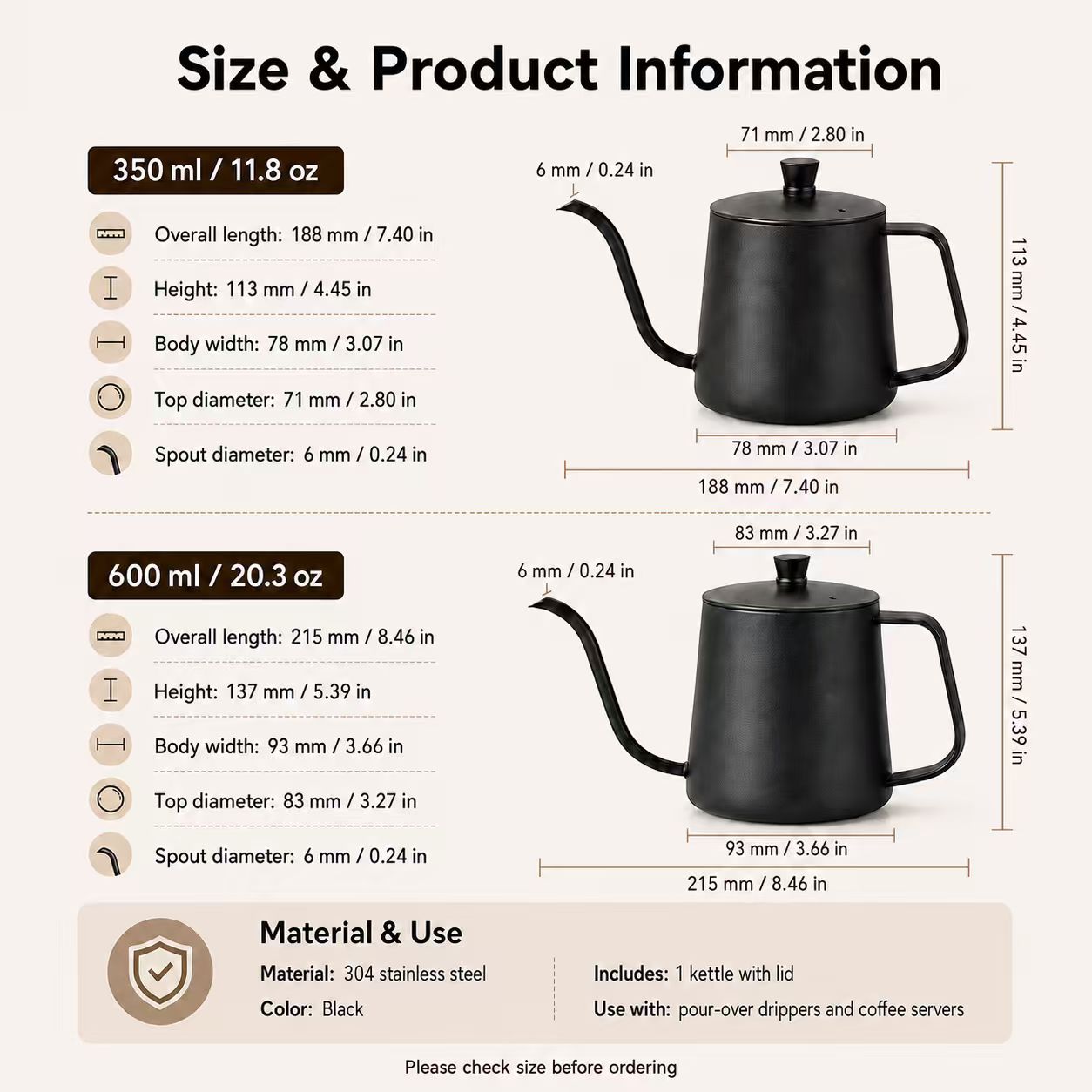Caffettiera in acciaio inox 30 - Tea And Coffee Kettle recensione e prezzo