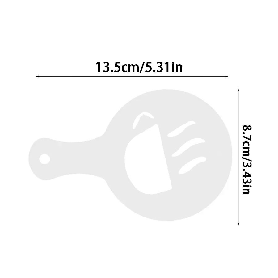 Set di 16 Stencil per Latte Ar - Coffee Stencil Art recensione e prezzo