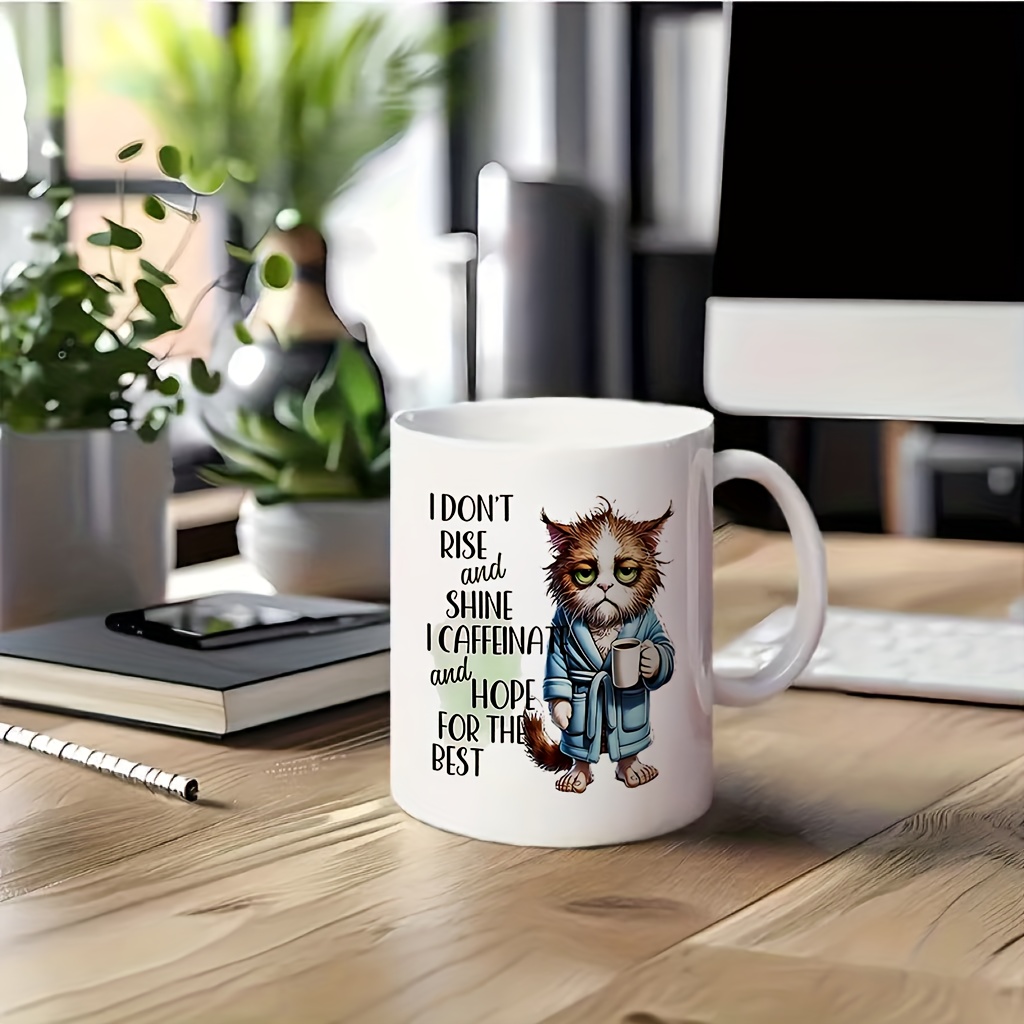 Divertente Tazza con Gatto e S - Coffee Tea Quotes recensione e prezzo
