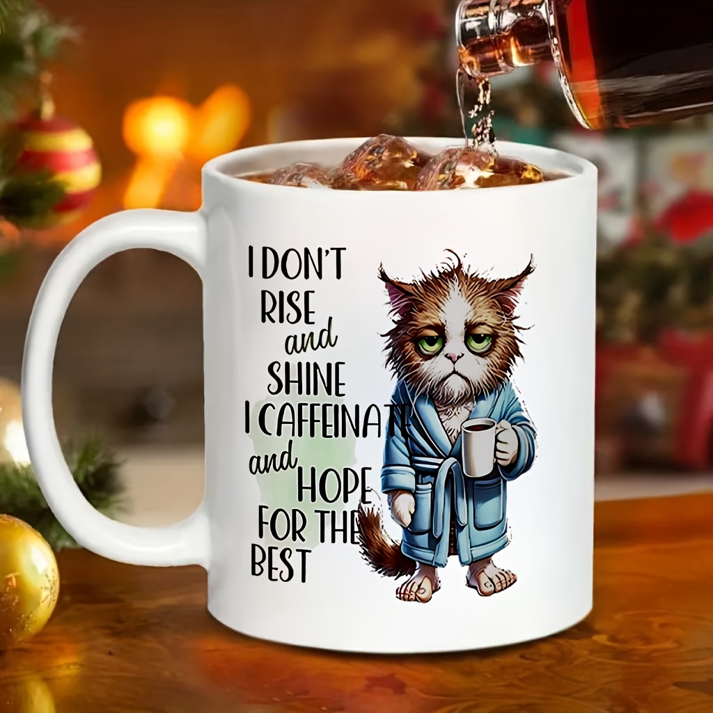 Divertente Tazza con Gatto e S - Coffee Tea Quotes recensione e prezzo