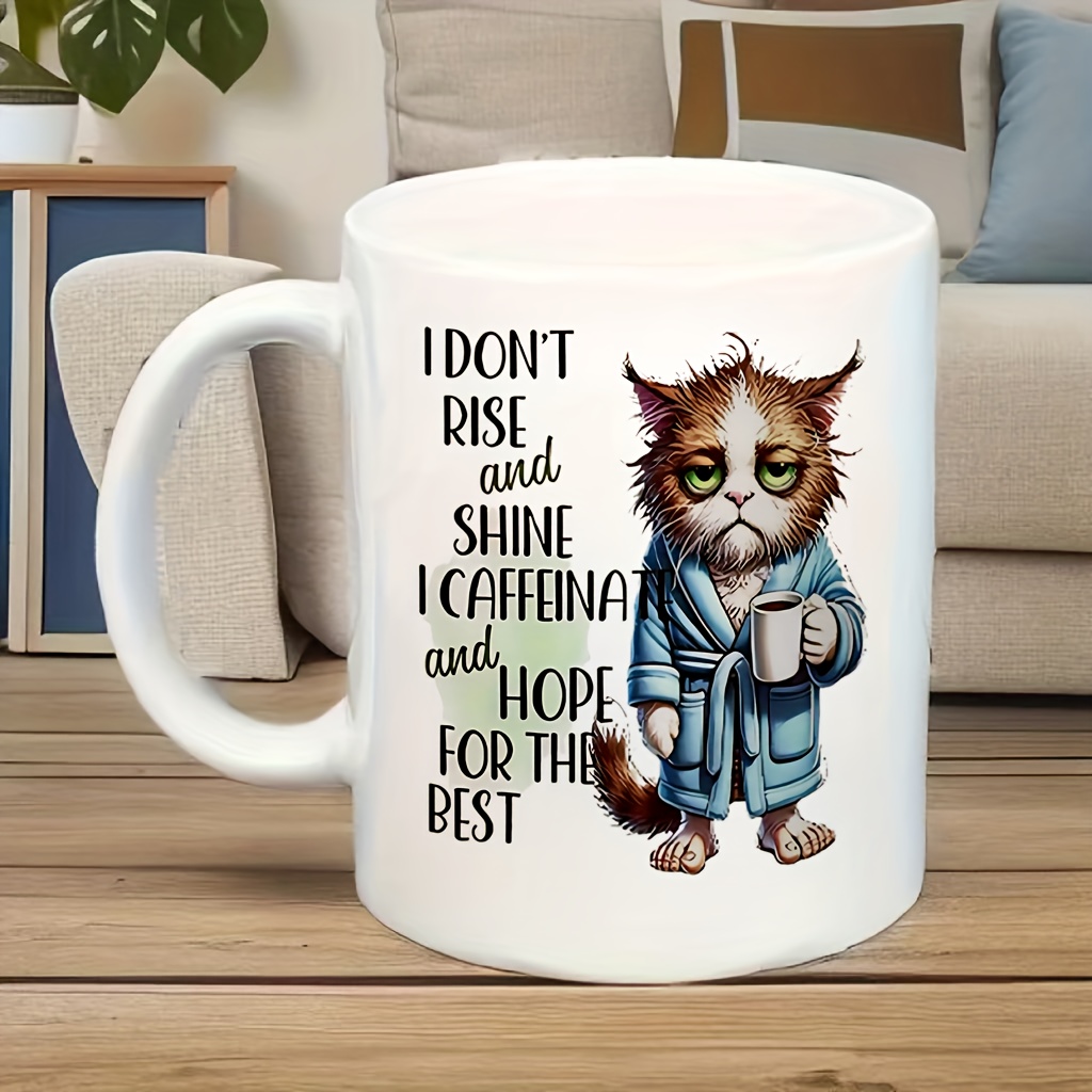 Divertente Tazza con Gatto e S - Coffee Tea Quotes recensione e prezzo