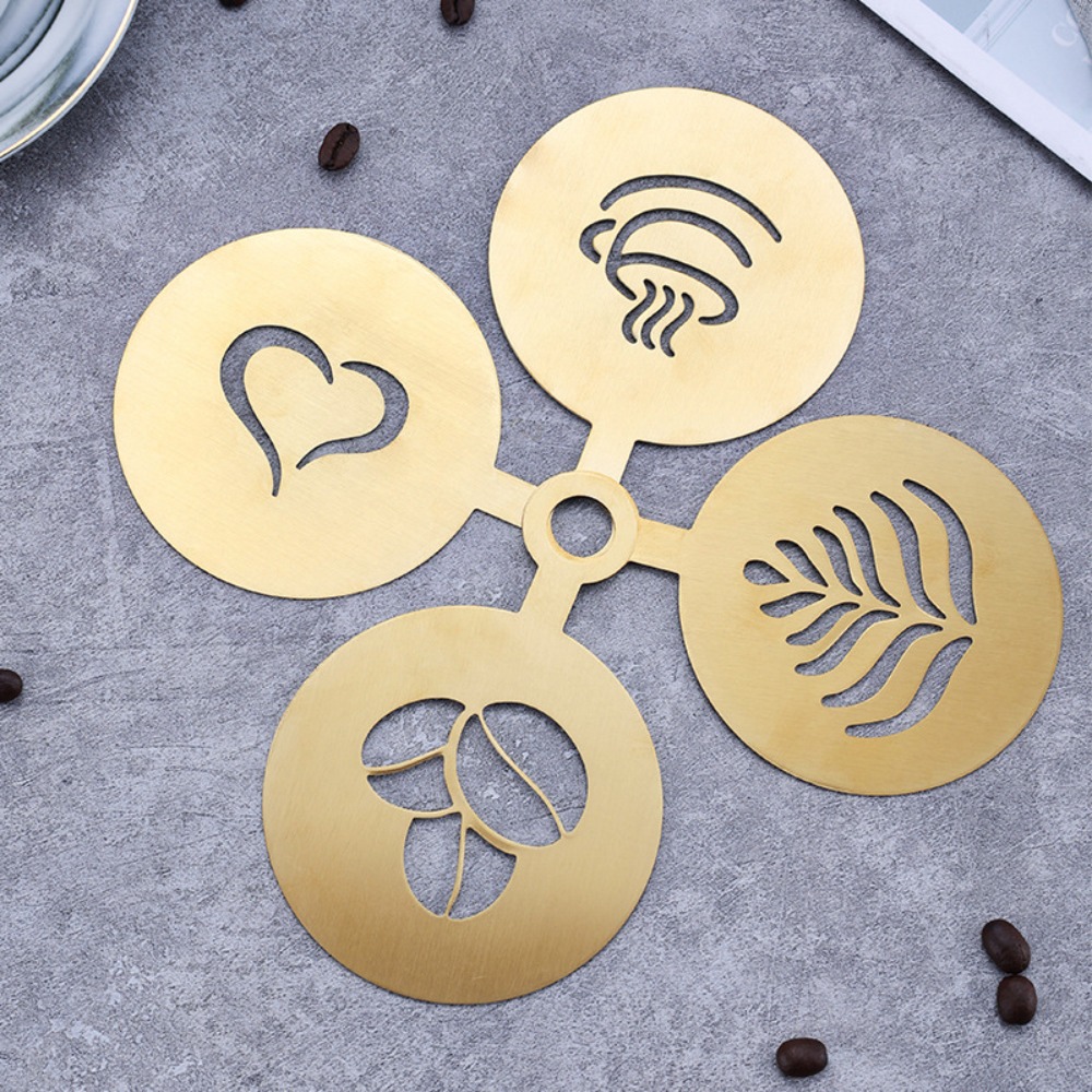 Set di 4 Stencil per Caffè Lat - Coffee Stencil Art recensione e prezzo