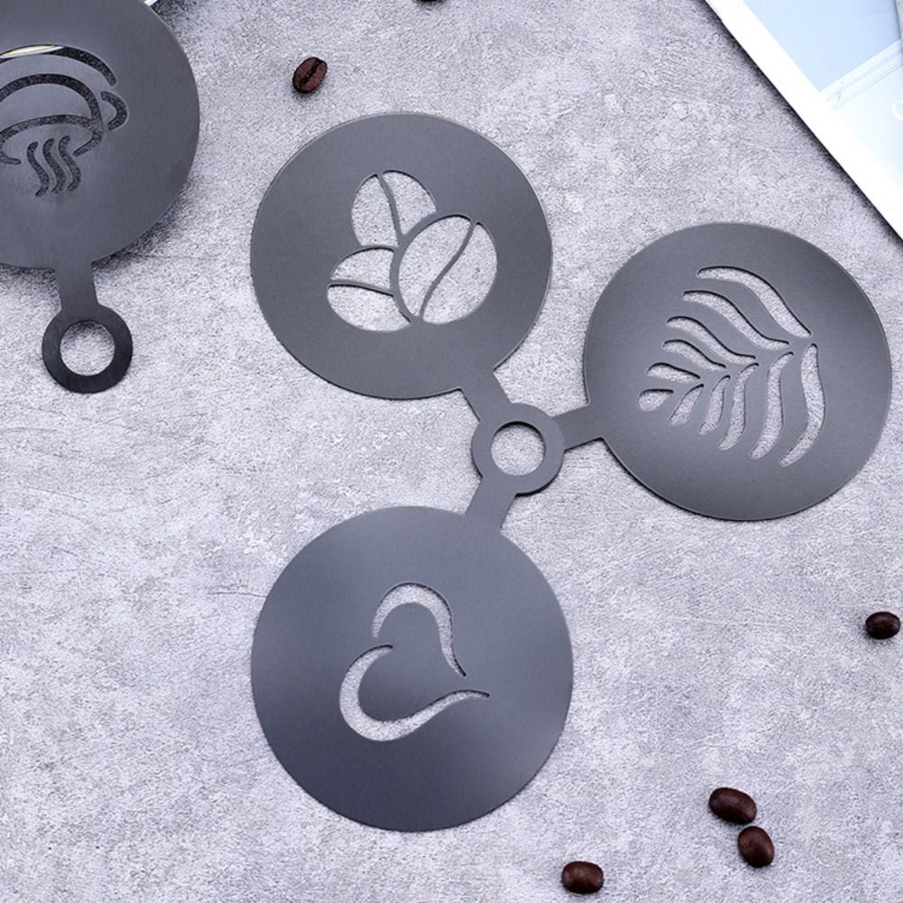 Set di 4 Stencil per Caffè Lat - Coffee Stencil Art recensione e prezzo