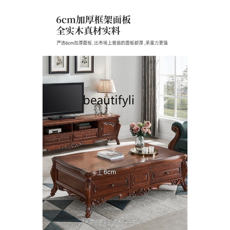 All solid wood coffee table Am - Draw Coffee And Tea recensione e prezzo