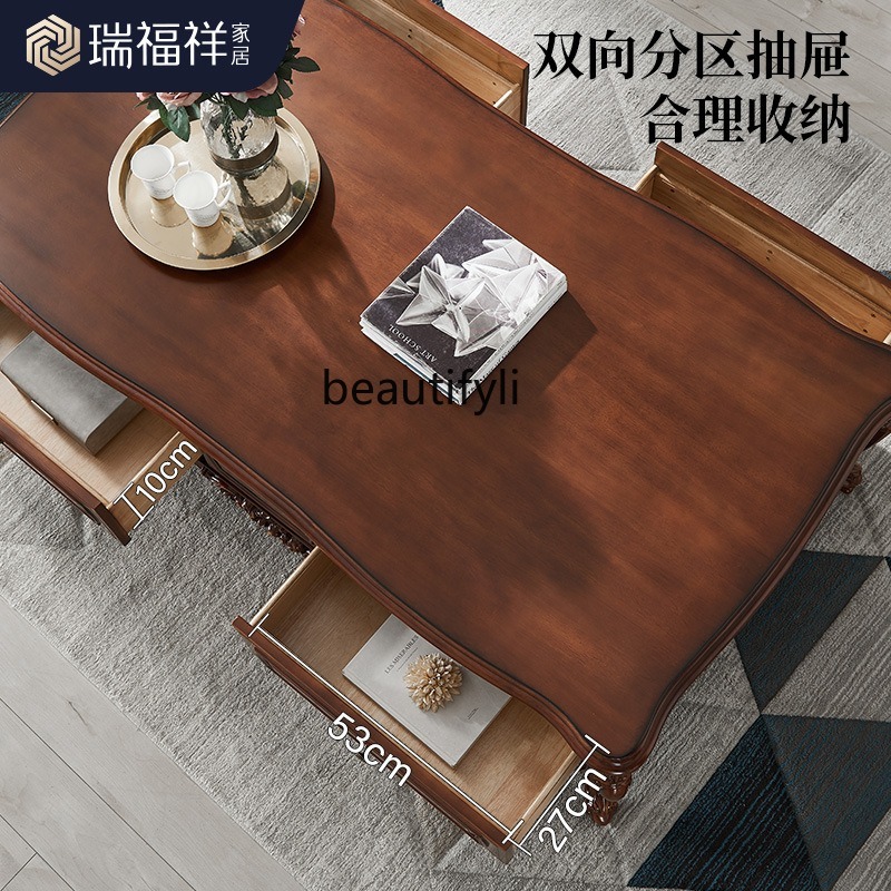 All solid wood coffee table Am - Draw Coffee And Tea recensione e prezzo