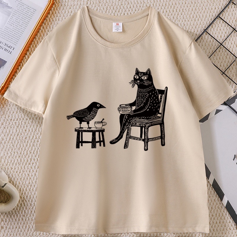 T-shirt grafica da donna con s - Draw Coffee And Tea recensione e prezzo