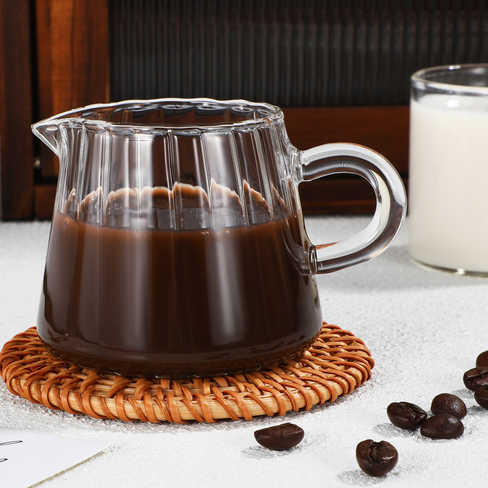 Brocca per Latte in Vetro Tras - Coffee Tea Creamer recensione e prezzo