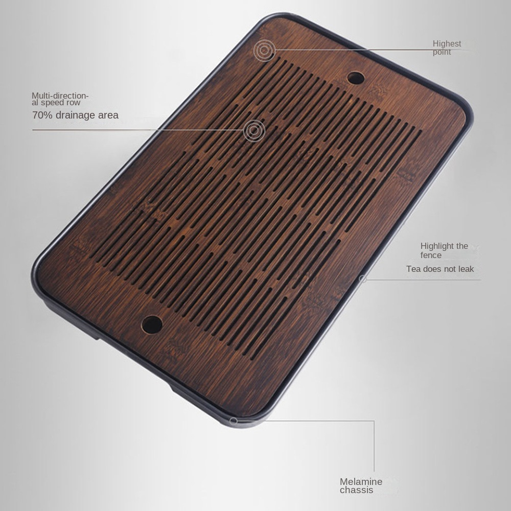 Vassoio da tè in bambù a doppi - Bamboo Tea Tray recensione e prezzo