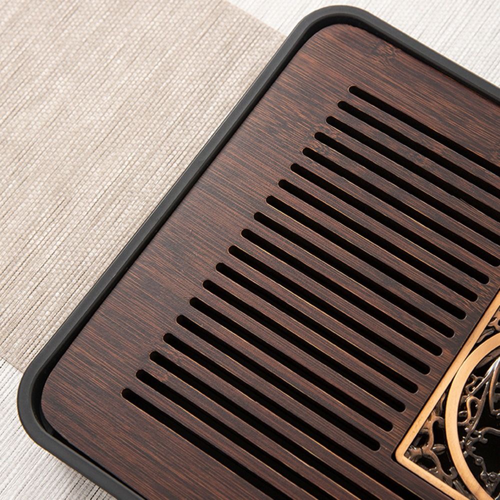 Vassoio da tè in bambù a doppi - Bamboo Tea Tray recensione e prezzo