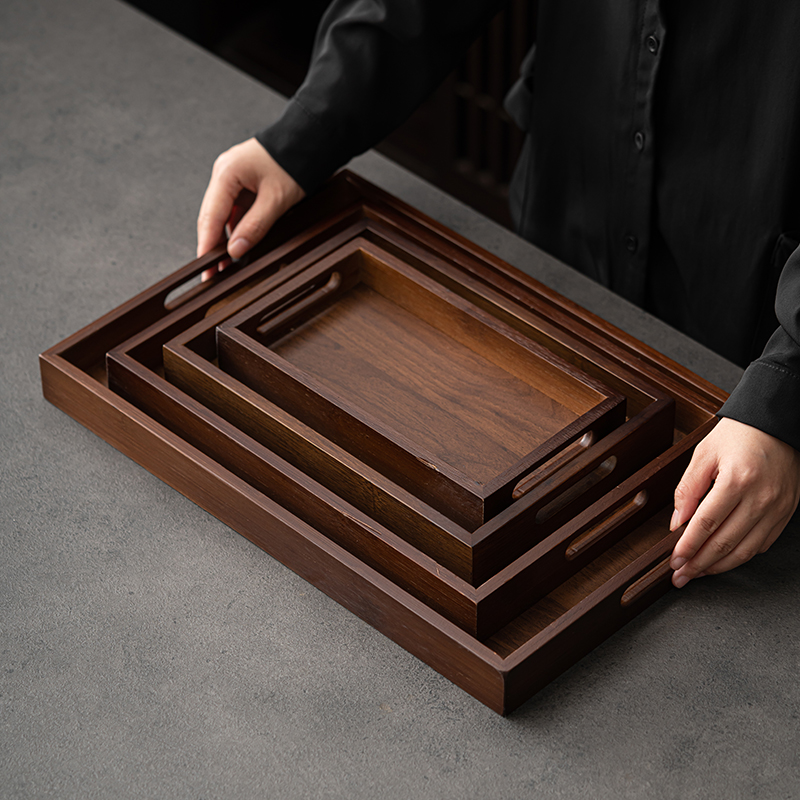 Vassoio da tè rettangolare gra - Bamboo Tea Tray recensione e prezzo