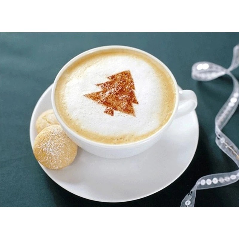 16 stencil per caffè, strument - Coffee Stencil Art recensione e prezzo